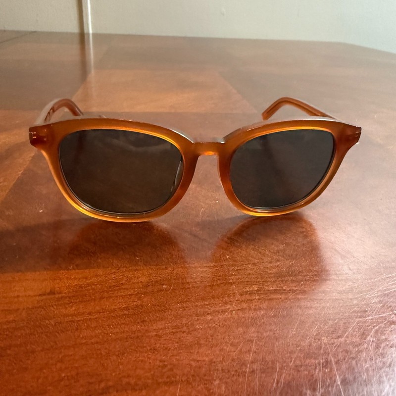 Saint Laurent Paris Classic 1/F Sunglasses Brown