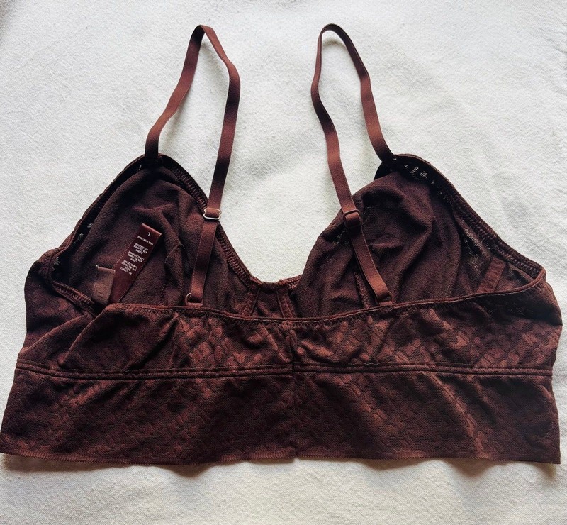 Skims Logo Bra Large