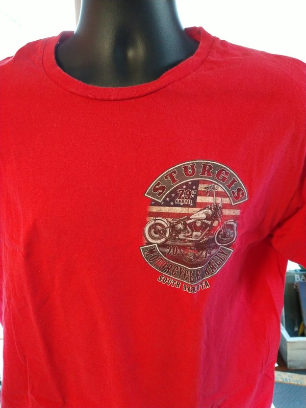 SPORTS MOTORCYCLE T-SHIRT (2019) STURGIS SD Rally Week 79th Anniversary