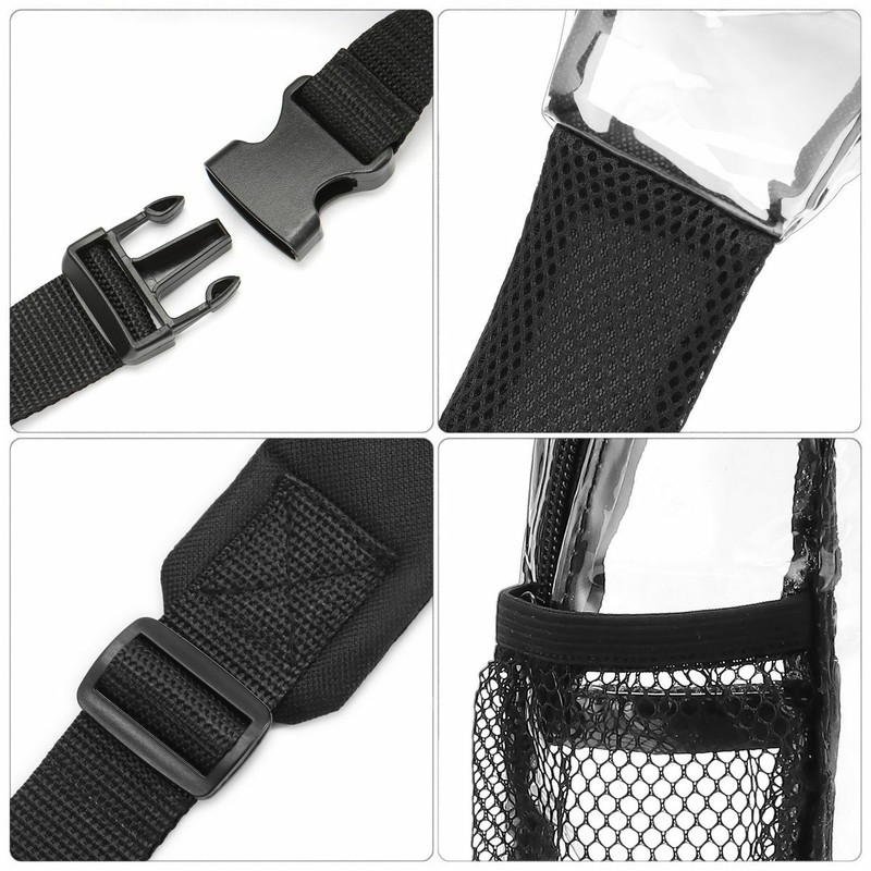 Clear Fanny Pack Men Women Waist Pouch Belt Bag Crossbody Gym Stadium Security gallery