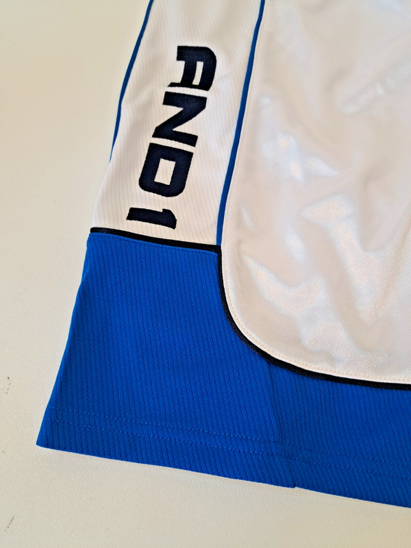 New And1 Mens Basketball Gym Workout Shorts S M L 2XL 3XL Blue White ALL SIZES