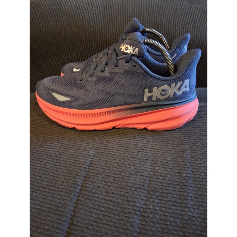 Hoka Clifton 9 GTX Women Running Shoes Navy Velvet Lavender 1141490 VLD Size 10B