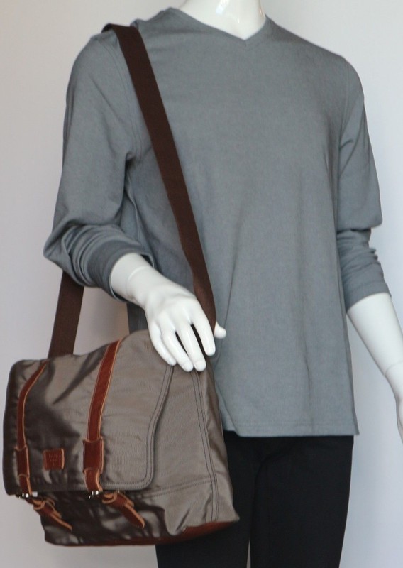 Fossil Canyon Messenger Bag Ash Gray SBG1069001