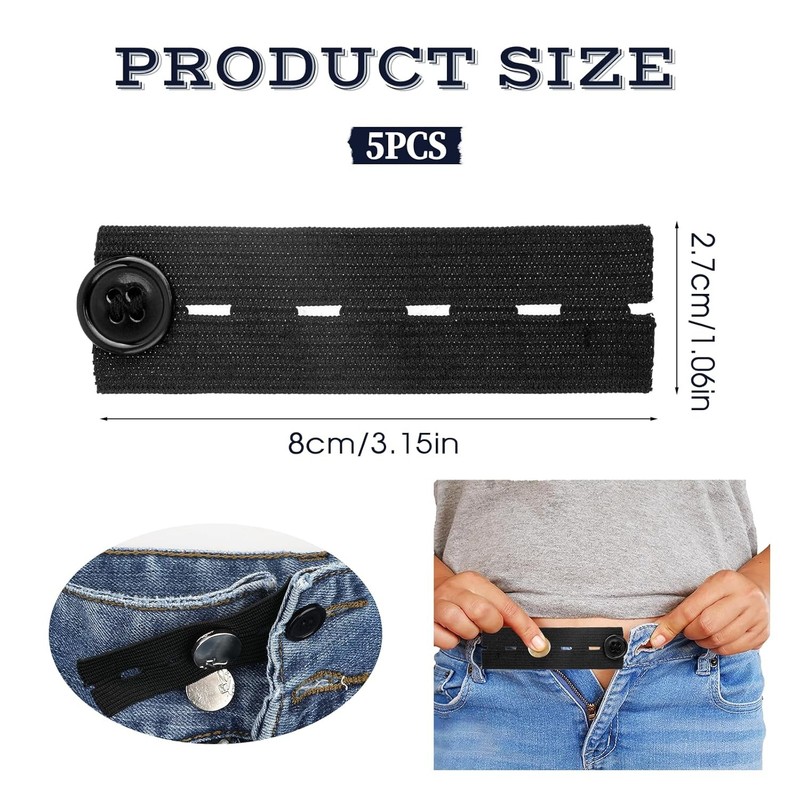 20x Extender Button Set Includes Elastic Waist Button and Comfy Collar Extender gallery