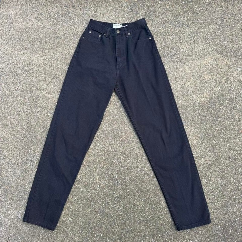 Vintage Eddie Bauer Black Denim Jeans Tall 6