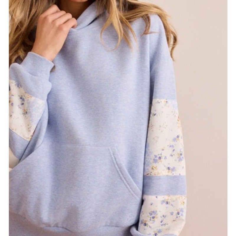 ALTARD STATE AS REVIVAL Champ Patchwork Hoodie L Blue Multi
