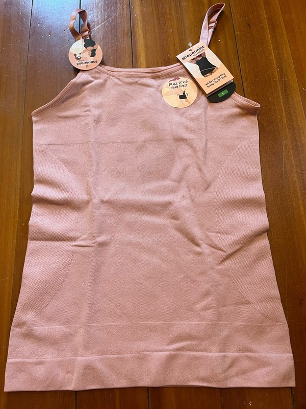 Shapermint Essentials Shape Wear Cami Adjustable Straps Pink Size L gallery
