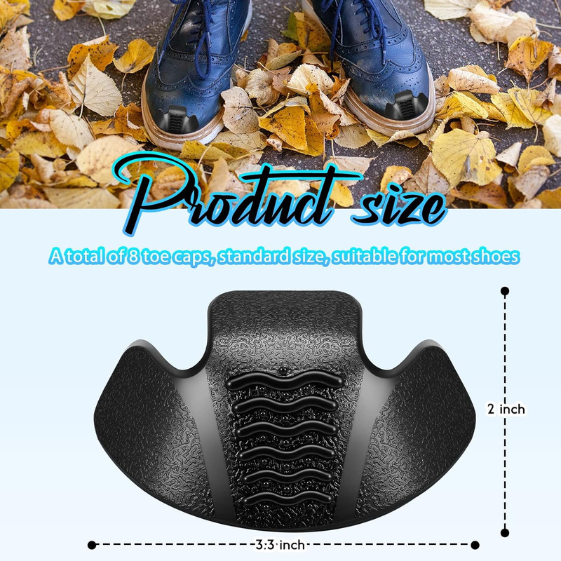8 Pcs Boot Toe Protectors Work Boot Guards Shoe Toe Cap Work Shoe Cover Accessor gallery