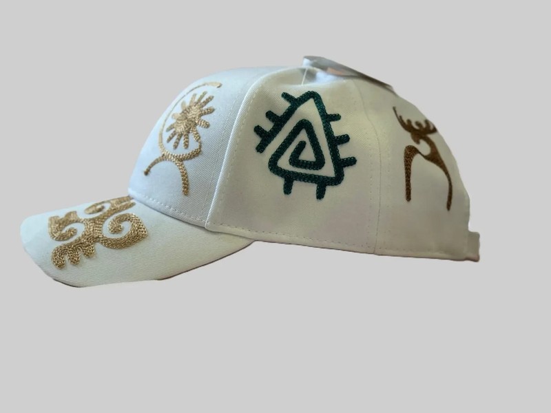 Kyrgyz Petroglyph Baseball Caps Kazakh Uzbek Central Asian Ethnic Design Hat gallery