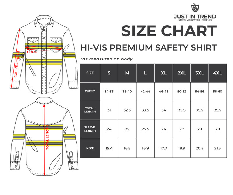Premium Class 3 High Visibility Hi Vis Safety Shirt - Half Sleeve-65% C35% N-6oz gallery