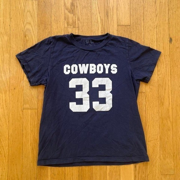 Brandy Melville Navy blue Cowboys t-shirt, One Size