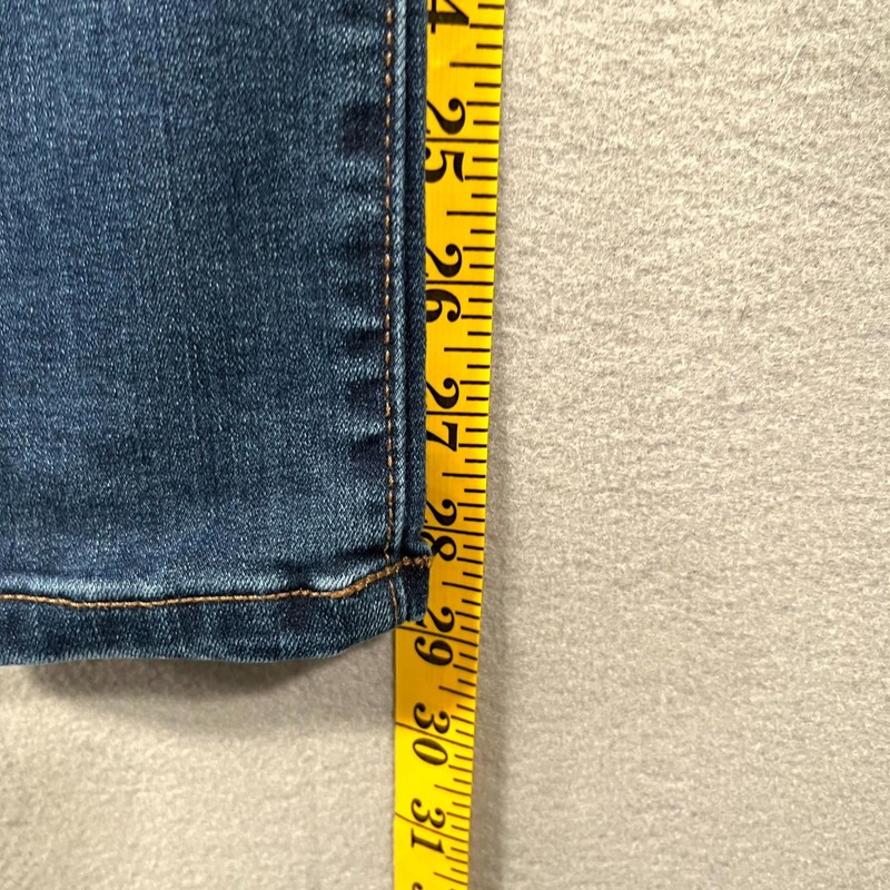 Aeropostale Jeans Womens 4 Blue Denim 5 Pockets Medium Wash High Rise Jegging gallery