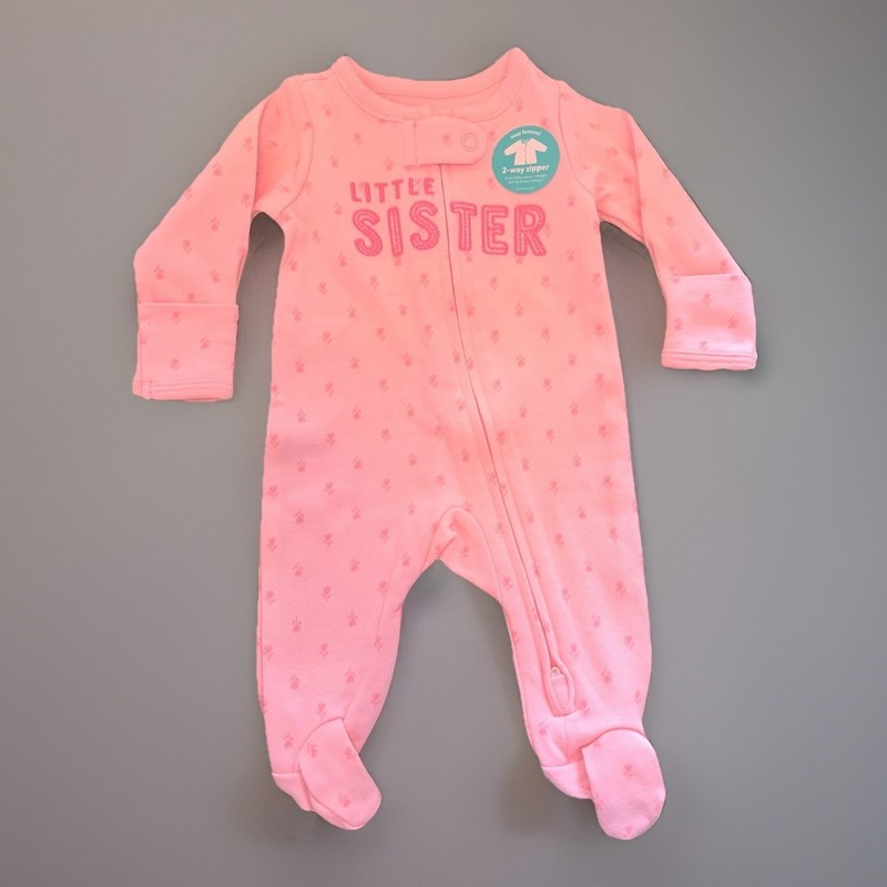 Carter’s Child of Mine Preemie Girl Sleepsuit in Pink
