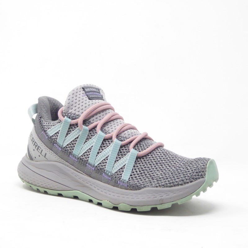 Merrell Womens Bravada Edge Hiking Shoes Grey Mesh Trail Sneakers Size 6 J135588