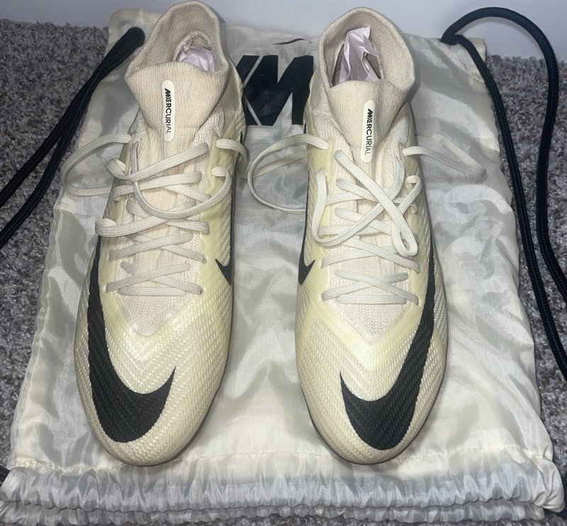 Mens Size 8.5 Nike Zoom Mercurial Superfly 9 Pro FG Soccer Cleats Lemonade
