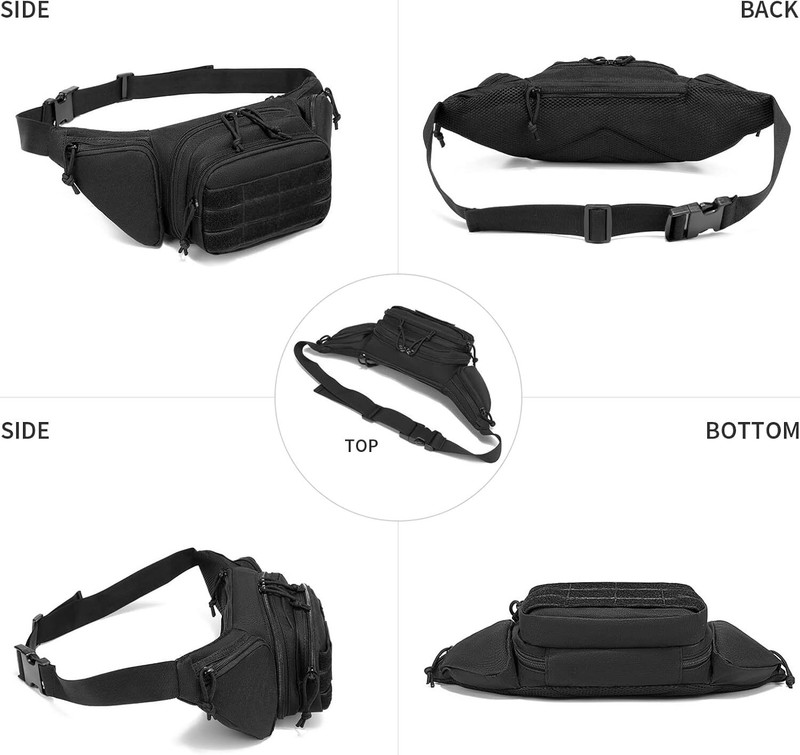 Tactical Waist Fanny Pack Phone Pouch Military Outdoor Camping Hiking Belt Bag gallery