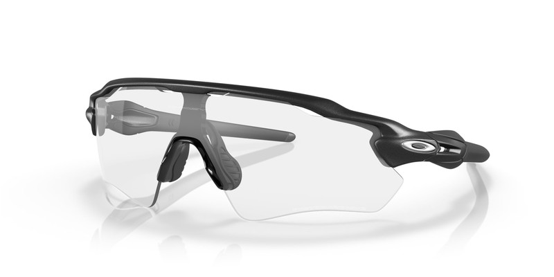Oakley Radar EV Path Steel/Clear/Black Photochrmc Iridium Men’s Sunglasses