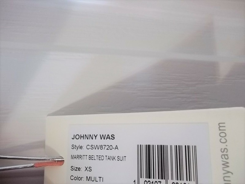 JOHNNY WAS MARRITT BELTED TANK SUIT SIZE XS NWT gallery
