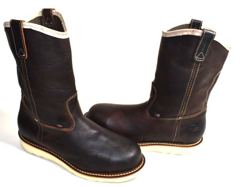 Thorogood 10.5 2E SOFT ROUND Toe Waterproof Pull-On Wellington BOOT 814-4939 gallery