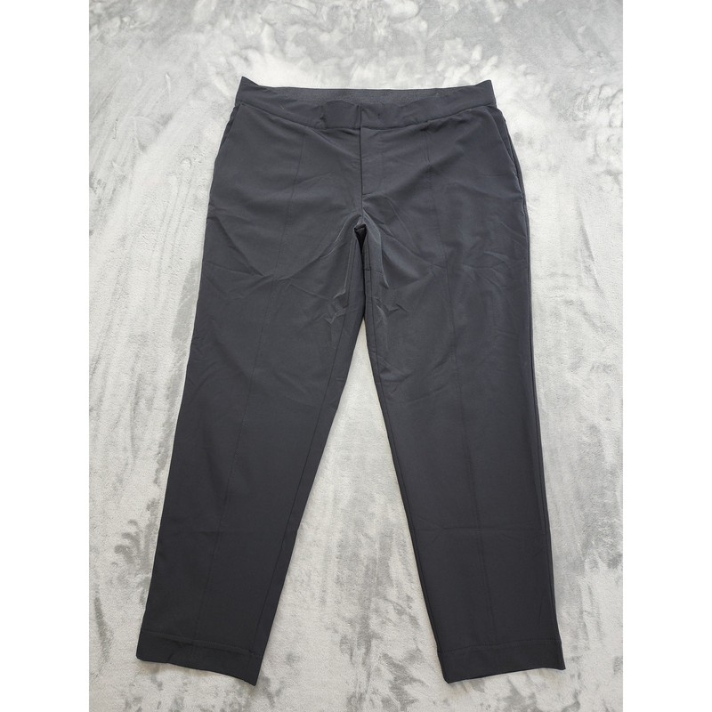 Mondetta Tailored High Rise Pants Size 16 Black Stretch Comfort Lined Pockets