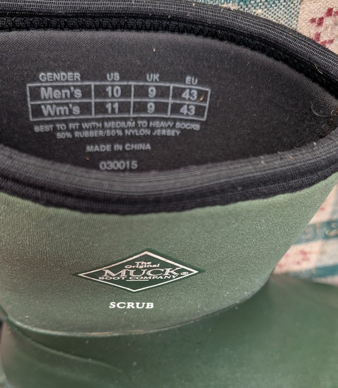The Original Muck Boot Company Women's Scrub Mid Boots Green, Size 10 gallery