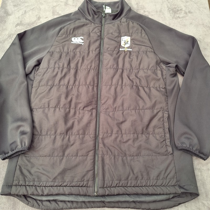 CCC Canterbury Rugby Hybrid Jacket 2XL XXL Chest 50” Men’s Boland Cavaliers Blac