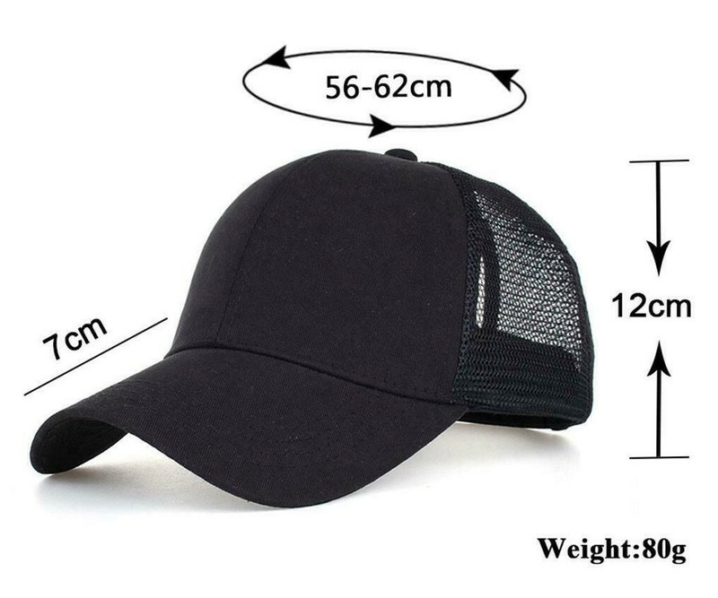Trucker Hat Mesh Back Snapback Plain Solid Baseball Cap Visor Blank Hats Caps gallery