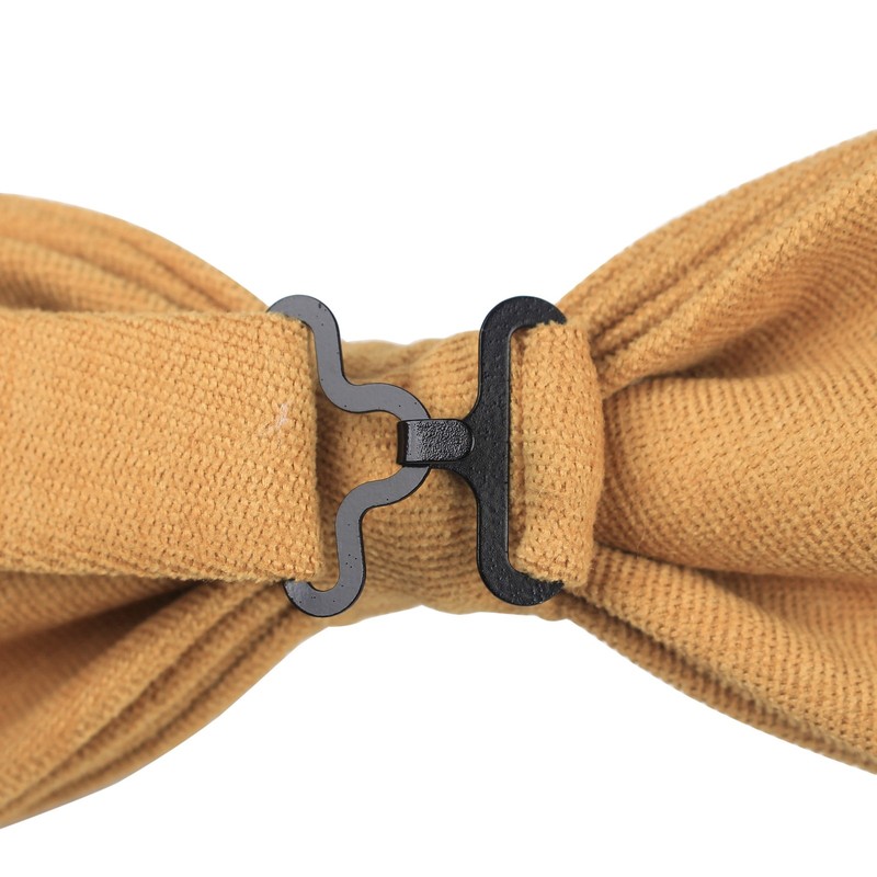 Mens Linen Cotton Pre Tied Bow Tie Wedding Business Formal Bow Tie gallery