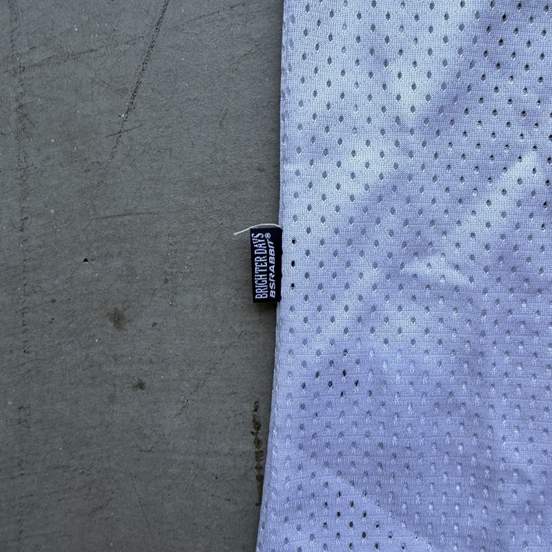 BSRABBIT Trippy Gang Sz M Mesh Jersey White Sold Out Rare Brighter Days 2526FW gallery