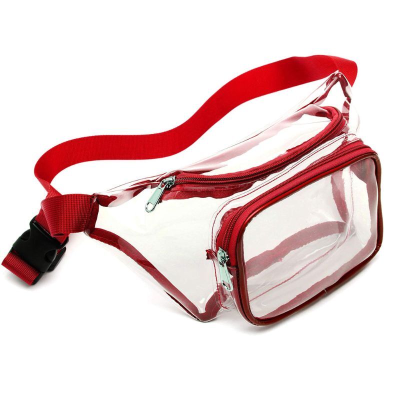 Women Transparent Waist Fanny Pack Belt Bag Travel Hip Bum Small Purse Chest Pho gallery