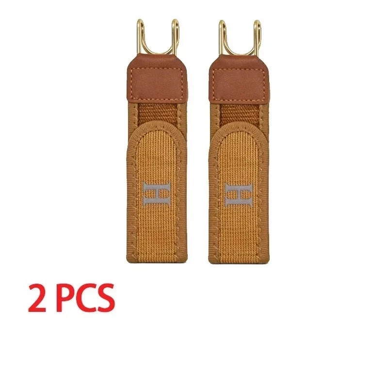2PCS Tactical Metal Hook Elastic Belt Buckle-Less Invisible Waist Belt Closure gallery