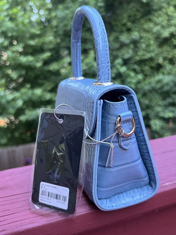 Grossi New York Women's Blue Crossbody Handbag Purse Brand New with Tags gallery