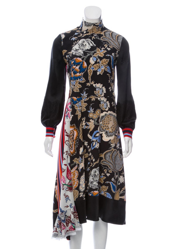 Tory Burch Delilah Silk Midi Dress – XS | US 2