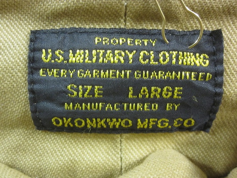 OKONKWO U.S. Military Clothing Army Casual Retro Pants Khaki Men's Size L gallery