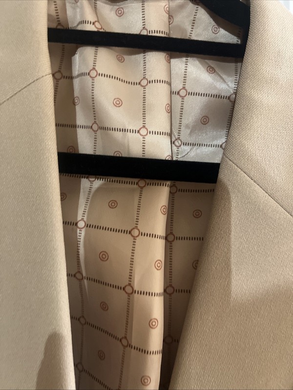 Vintage Jacket 40 R Perma-Prest Classic Collection Action Separates Men’s Beige gallery