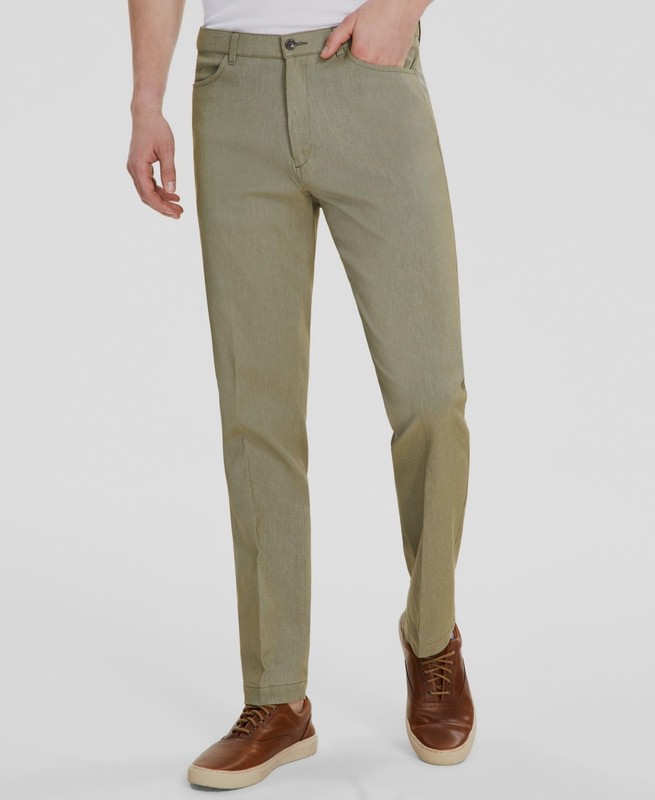 Tommy Hilfiger Men’s Green Twill Modern TH Flex Fit Dress Pants Size 30W 30L