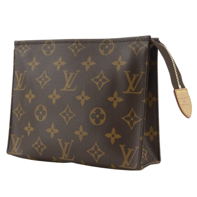 LOUIS VUITTON posh toilette 19 Pouch M47544 Brown Monogram canvas unisex gallery