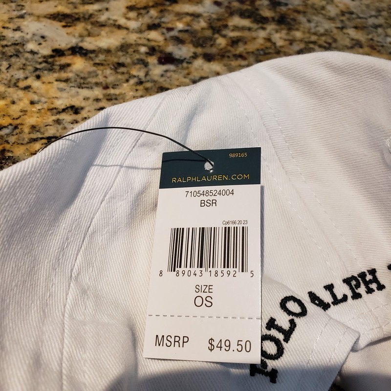 POLO RALPH LAUREN WHITE LIMITED VARSITY POLO BEAR 🐻 LOGO HAT OSFA $49 MSRP NWT+ gallery