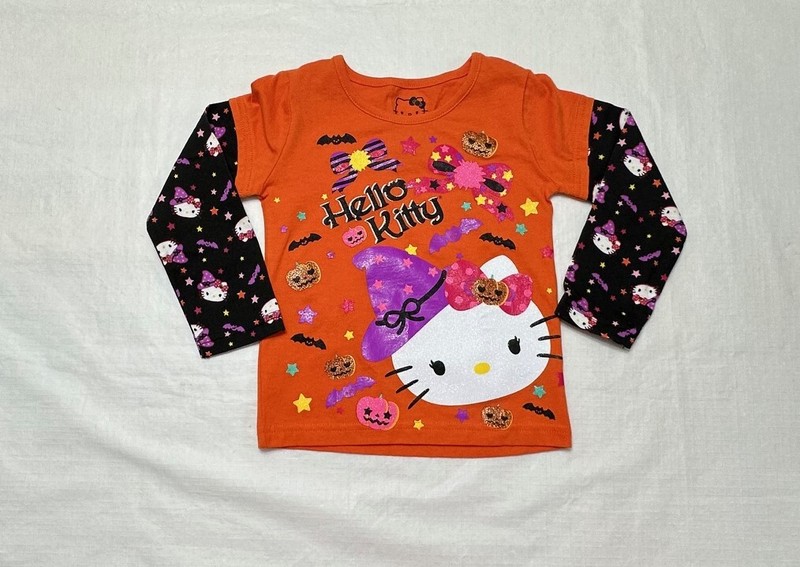 Infant & Toddler Girls Halloween Long Sleeve T-Shirts: 12M-18M-24M-2T-3T-4T-5T