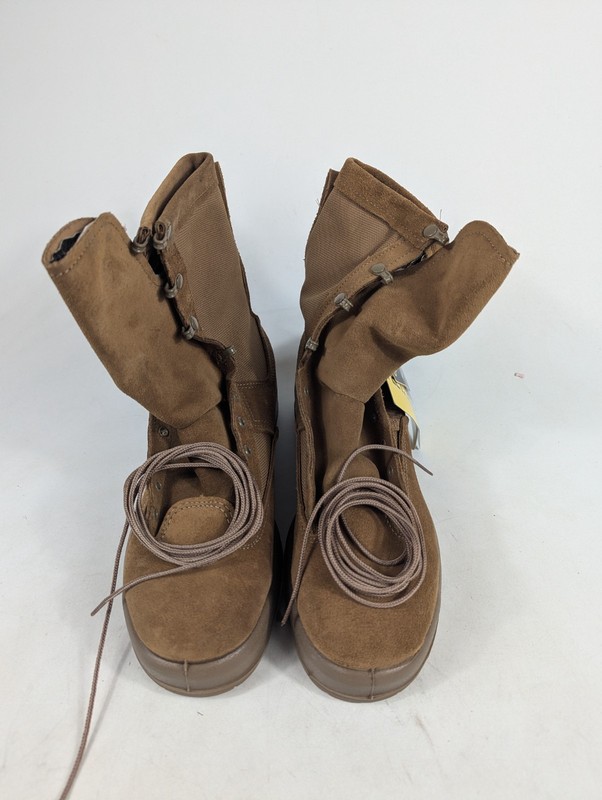 Belleville C790 ST Gore Tex Combat Boots Mens 9 Coyote Brown Steel Toe ASTM Shoe