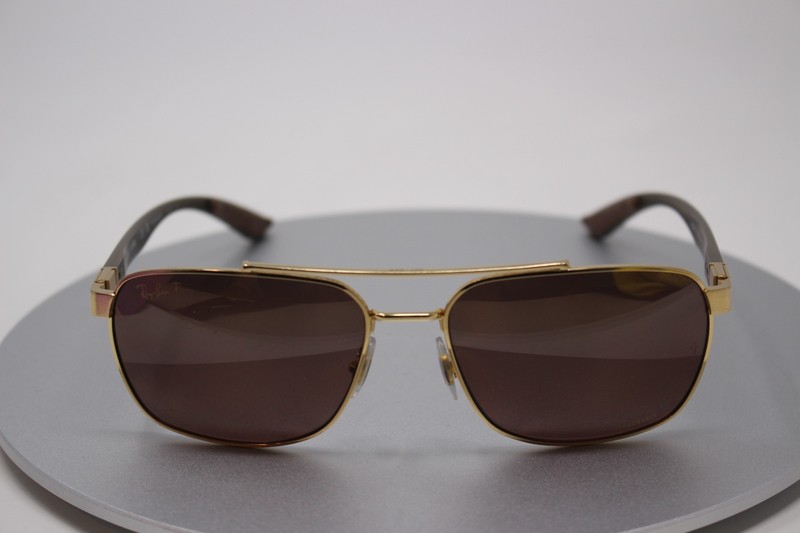 Ray-Ban RB 3701 Liteforce Sunglasses Frame Only Polished Arista Gold 59-17-145