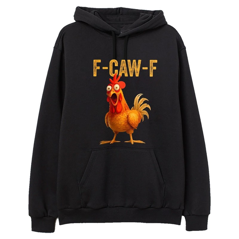 HOT SALE!!! Funny F-Caw-F Chicken Hoodie, FCAWF Chicken Shirt Full Size S-3XL gallery