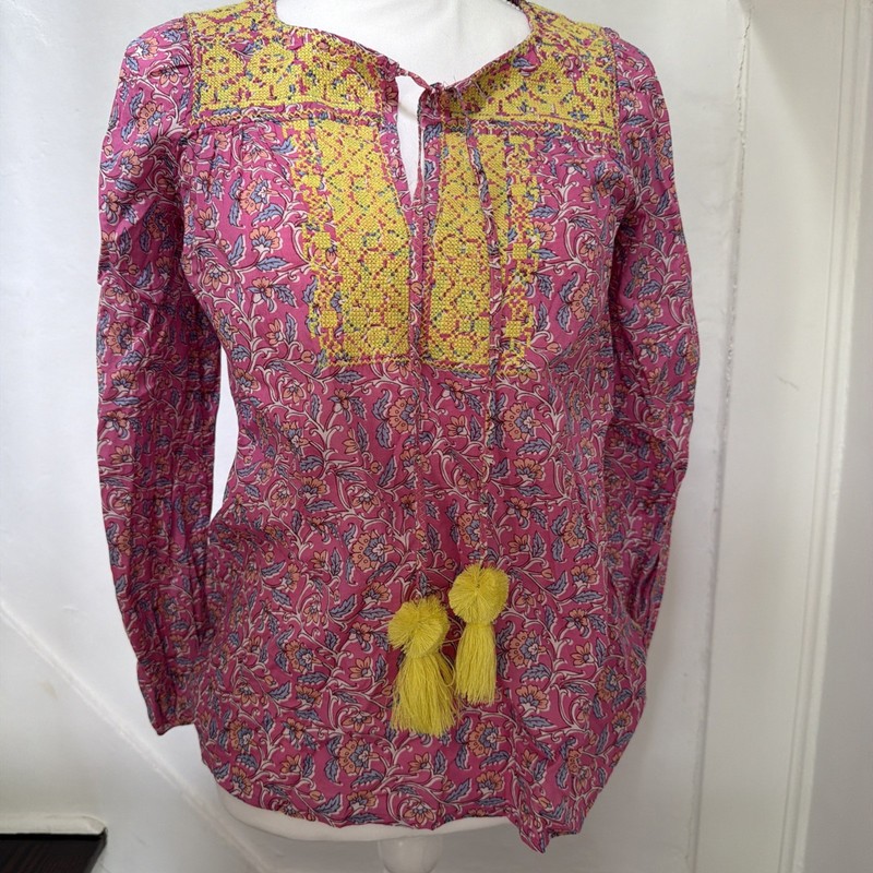 J.Crew new with tags Embroidered Cotton Voile Boho Top XXS