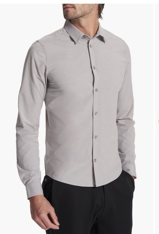 NWT Vuori Long Sleeve Bridge Button Down Large