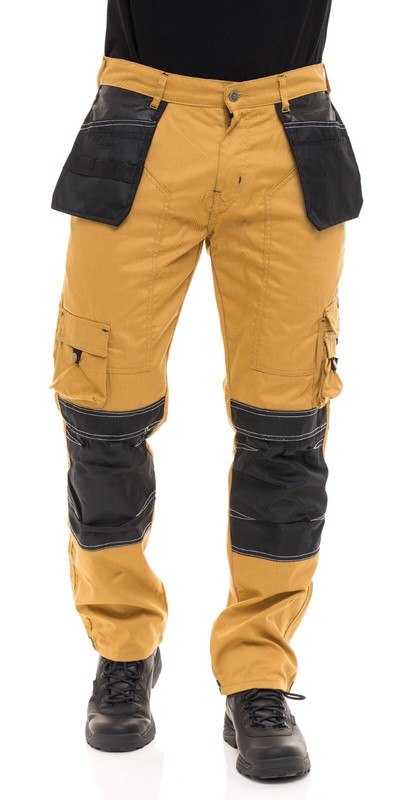 Men Cargo Trouser Workwear Cordura Knee Reinforcement Work Pant