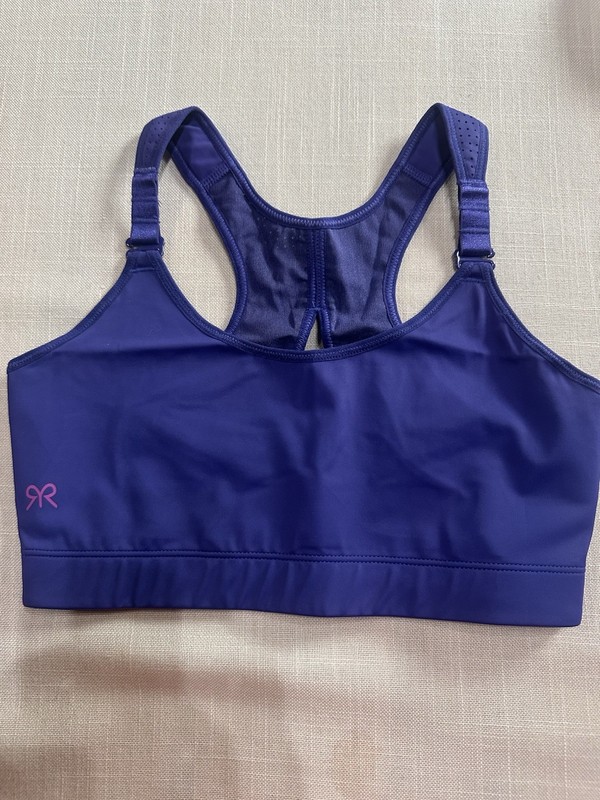 Ruby Ribbon Sport Demiette Bra Style 1905 Full Support Wire Free Sz32