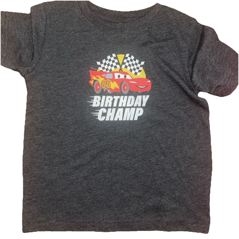 Size 3 Toddler lightening McQueen shirts gallery