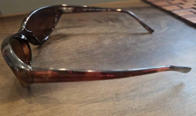 MAUI JIM JAPAN MJ-137-10 TORTOISE POLARIZED SLEEK FLEX WRAP SUNGLASSES W/CASE gallery