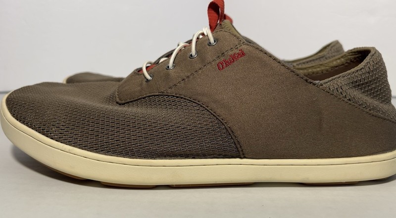 Olukai Mens Nohea Moku Brown 10283-RK13 Slip On Sneakers Shoes Casual Size M11 gallery