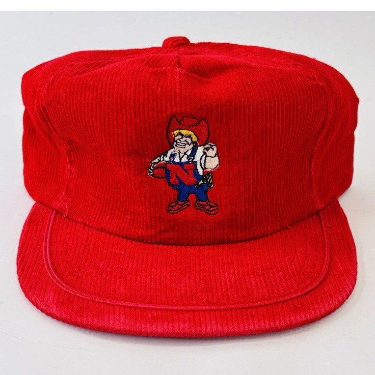 Red Adjustable Snapback Cap Cowboy Embroidered Western Unisex Adults One Size